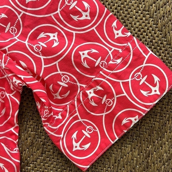 L.L. Bean Woman’s Button Shirt with Anchors Size XS - Picture 4 of 7